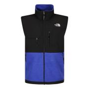 Geborduurd Logo Rits Vest The North Face , Blue , Heren