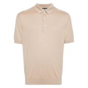 Polo Shirts Ermenegildo Zegna , Beige , Heren