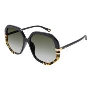 Moderne Vrouwelijke Zonnebrillencollectie Chloé , Black , Dames