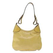 Pre-owned Leather prada-bags Prada Vintage , Yellow , Dames