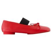 Leather flats Maison Margiela , Red , Dames