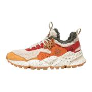 Shearling and suede sneakers Kotetsu Woman Flower Mountain , Multicolo...