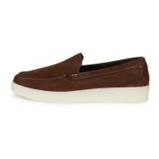 Suede Loafers Boggi Milano , Brown , Heren