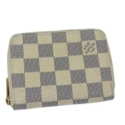 Pre-owned Canvas wallets Louis Vuitton Vintage , White , Dames