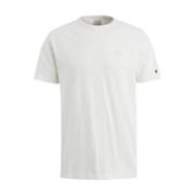 Essentiële korte mouw ronde hals T-shirt Cast Iron , White , Heren