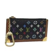 Pre-owned Canvas wallets Louis Vuitton Vintage , Black , Dames