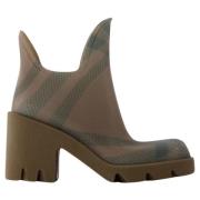 Plastic boots Burberry , Beige , Dames