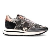 Urban Camo Sneakers voor Vrouwen Philippe Model , Multicolor , Dames