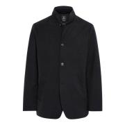 B Tech Peacoat in technische stof Boggi Milano , Black , Heren