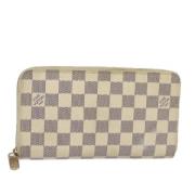 Pre-owned Canvas wallets Louis Vuitton Vintage , White , Dames