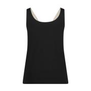 Mouwloze Jolie Top Nukus , Black , Dames