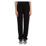 Katoenen sportieve broek met elastische taille Emporio Armani , Black ...