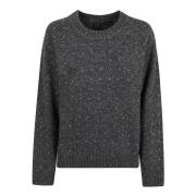 Grijze Sweater Aw24 Stijlvol Gezellig Pinko , Gray , Dames