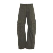 Groene Broek Aw24 Golden Goose , Green , Heren