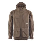 Bruine Utility Jas Regenafstotend PEdALED , Brown , Heren