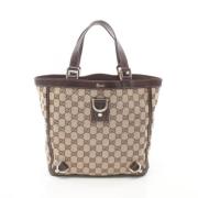 Pre-owned Canvas gucci-bags Gucci Vintage , Brown , Dames