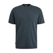 Korte Mouw Regular Fit T-shirt Cast Iron , Blue , Heren