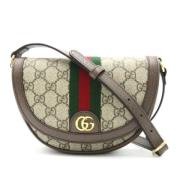 Pre-owned Canvas gucci-bags Gucci Vintage , Beige , Dames