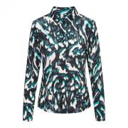 Groene Mineral Jersey Blouse &Co Woman , Multicolor , Dames