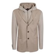 Bib Jacket in Zand Eleventy , Beige , Heren