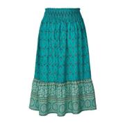 Midi Skirts Lollys Laundry , Green , Dames