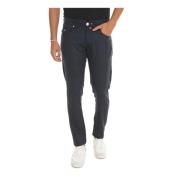 Aanpasbare 5-pocket wollen broek Tramarossa , Blue , Heren