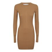 Gebreide Jurk Juli Kameel Max Mara , Brown , Dames