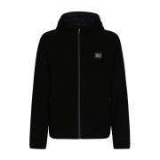 Zwarte Parka Jas voor Mannen Dolce & Gabbana , Black , Heren