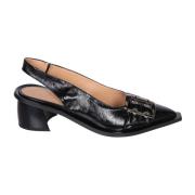 Zwarte Ballerina Flats Ganni , Black , Dames