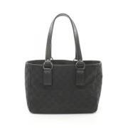 Pre-owned Canvas totes Gucci Vintage , Black , Dames