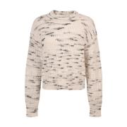 Milou Spacedye Pullover Aaiko , Beige , Dames