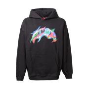 Zwarte Hoodie met Logo Sprayground , Black , Heren