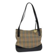 Pre-owned Canvas totes Burberry Vintage , Beige , Dames