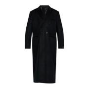 Wollen jas Vetements , Black , Heren