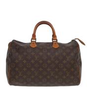 Pre-owned Canvas louis-vuitton-bags Louis Vuitton Vintage , Brown , Da...