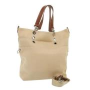 Pre-owned Canvas totes Burberry Vintage , Beige , Dames