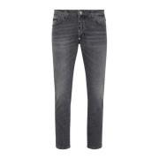 Slim-Fit Grijze Jeans voor Mannen Philipp Plein , Gray , Heren