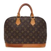 Pre-owned Canvas louis-vuitton-bags Louis Vuitton Vintage , Brown , Da...