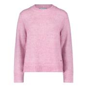 Moderne Gebreide Trui Betty & Co , Pink , Dames