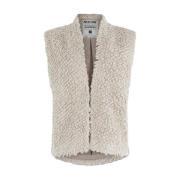 Jeugd Gilet Vest Moscow , Beige , Dames