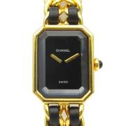 Pre-owned Leather watches Chanel Vintage , Yellow , Dames