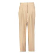 Geruite hoge taille broek Betty Barclay , Beige , Dames