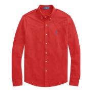 Piqué Katoenen Polo Shirt Polo Ralph Lauren , Red , Heren