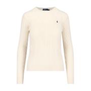 Trui met ronde hals Polo Ralph Lauren , White , Dames