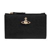 Kaarthouder met logo Vivienne Westwood , Black , Dames