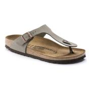 Lichtgewicht Comfortabele Zomer Slippers Birkenstock , Gray , Dames