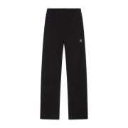 Zwarte Straight-Leg Joggers met Monogram Palm Angels , Black , Heren