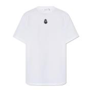 T-shirt met logo Alexander McQueen , White , Heren