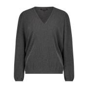 Gekreukelde Sweater Tramontana , Gray , Dames