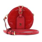 Pre-owned Leather louis-vuitton-bags Louis Vuitton Vintage , Red , Dam...